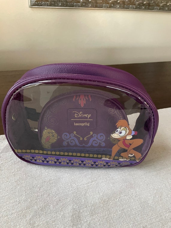 Loungefly Abu (Aladdin) Cosmetic/Travel Bag Set. Gem