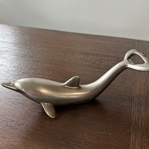 Vintage Metal Dolphin Bottle Opener