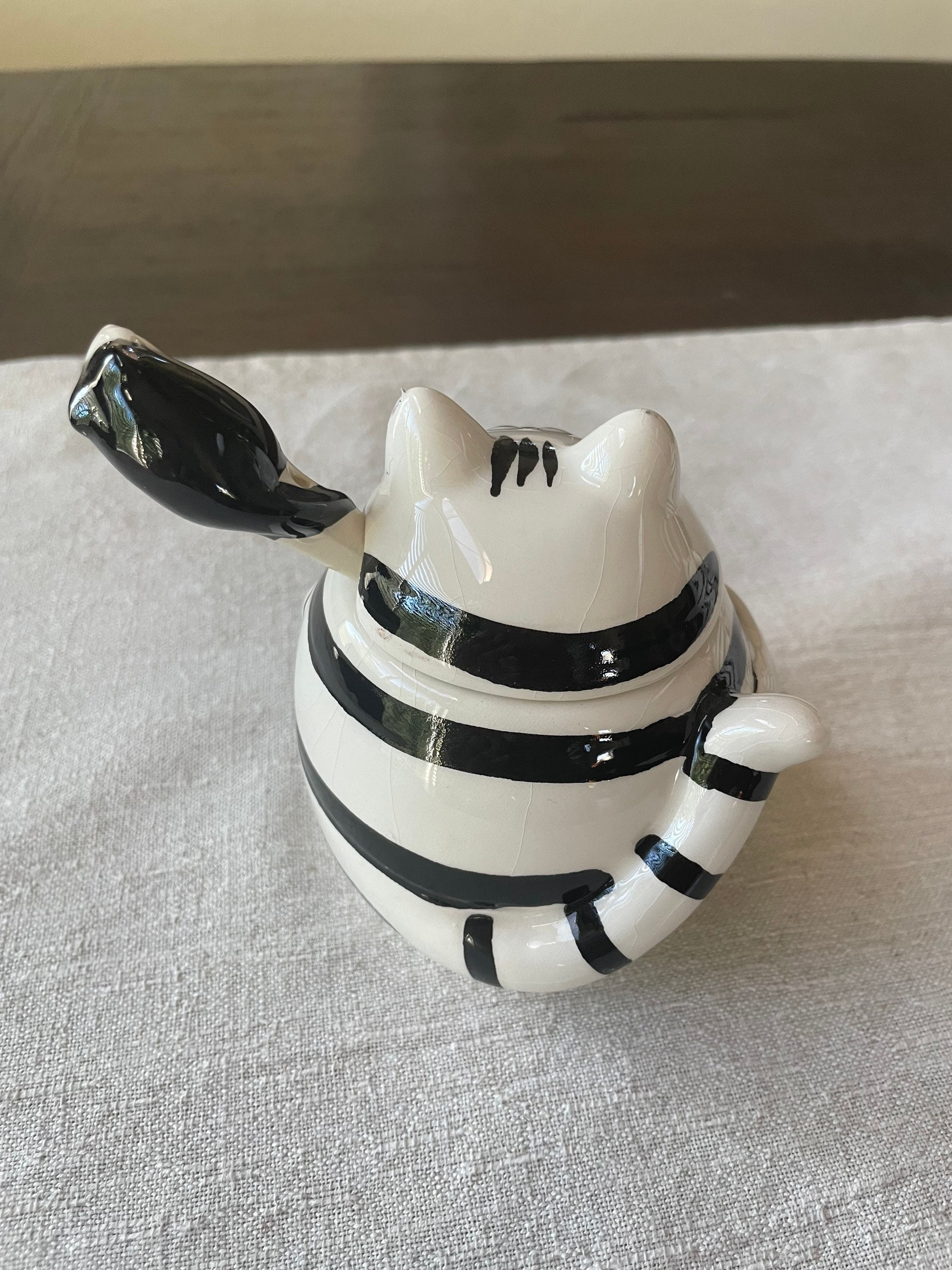 Chubby Cat Sugar and Creamer Set. Pier 1 Etsy