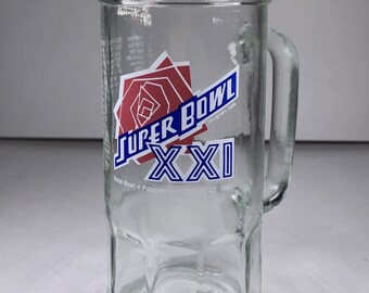 スーパーボウル XXI (21) NFL ヴィンテージ フィッシャー ガラス