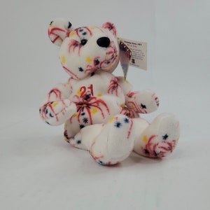 Vintage Collectible Salvino’s Bammers Sammy Sosa “21 Chicago Cubs 1999 4th of July Plush Bean Bear