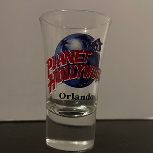 Planet Hollywood Orlando Shot Glass Memorabilia 3.5”