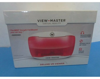 Visor de realidad virtual coleccionable View Master Deluxe, modelo GIZMODO, sellado de fábrica y sin abrir