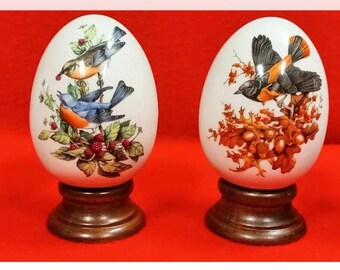 Birchcroft Porzellan Fingerhut Set – 3 Stück, Handbemalt Mit Gold