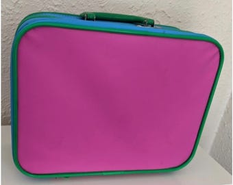 Vintage 1993 Barney and Baby Bop Suitcase - Etsy