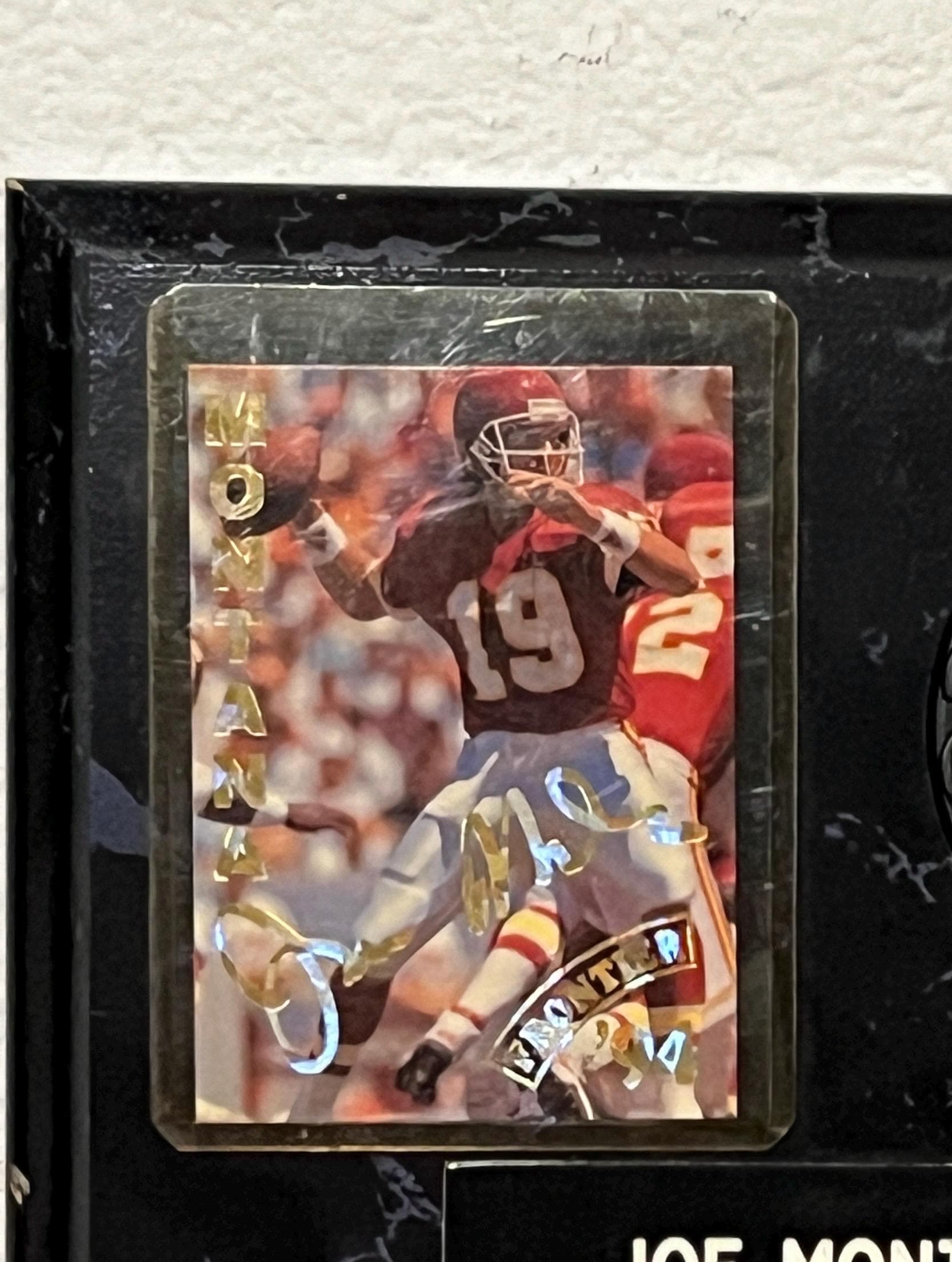 ヴィンテージ サンフランシスコ 49ers QB ジョー・モンタナ 額入り 8