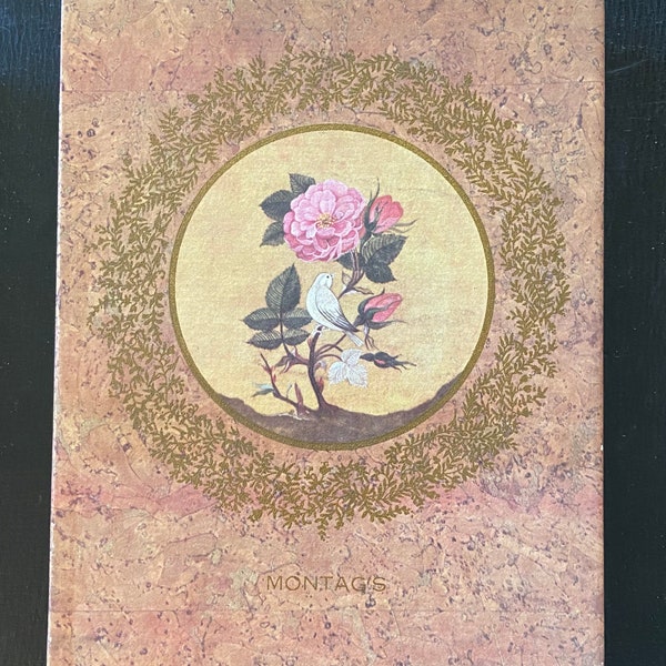 Vintage Montag’s ‘Damask Rose’ Stationary by Mead Products