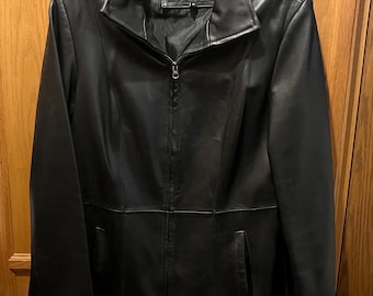 Vintage Tannery West Leather Jacket Size Medium