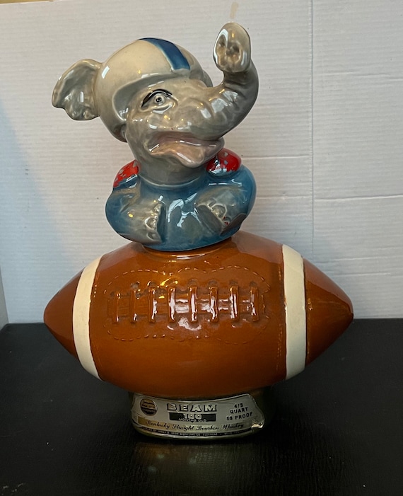 Vintage Jim Beam 1972 Republican Elephant Football Regal China