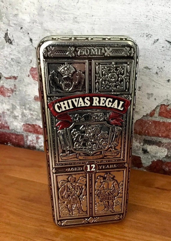 Vintage Collectible 1980s Chivas Regal Aged 12 Years Whiskey Empty