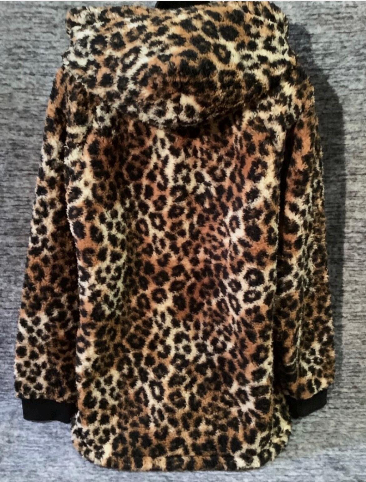 Pull à Capuche Victoria's Secret Rose – Sherpa Doux, Demi-fermeture, Taille L Beige