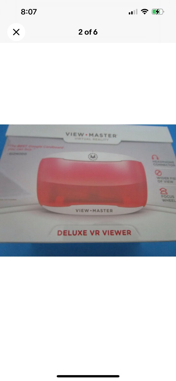 Sites in VR - View-Master VR VR Headset Lens Review & QR Code