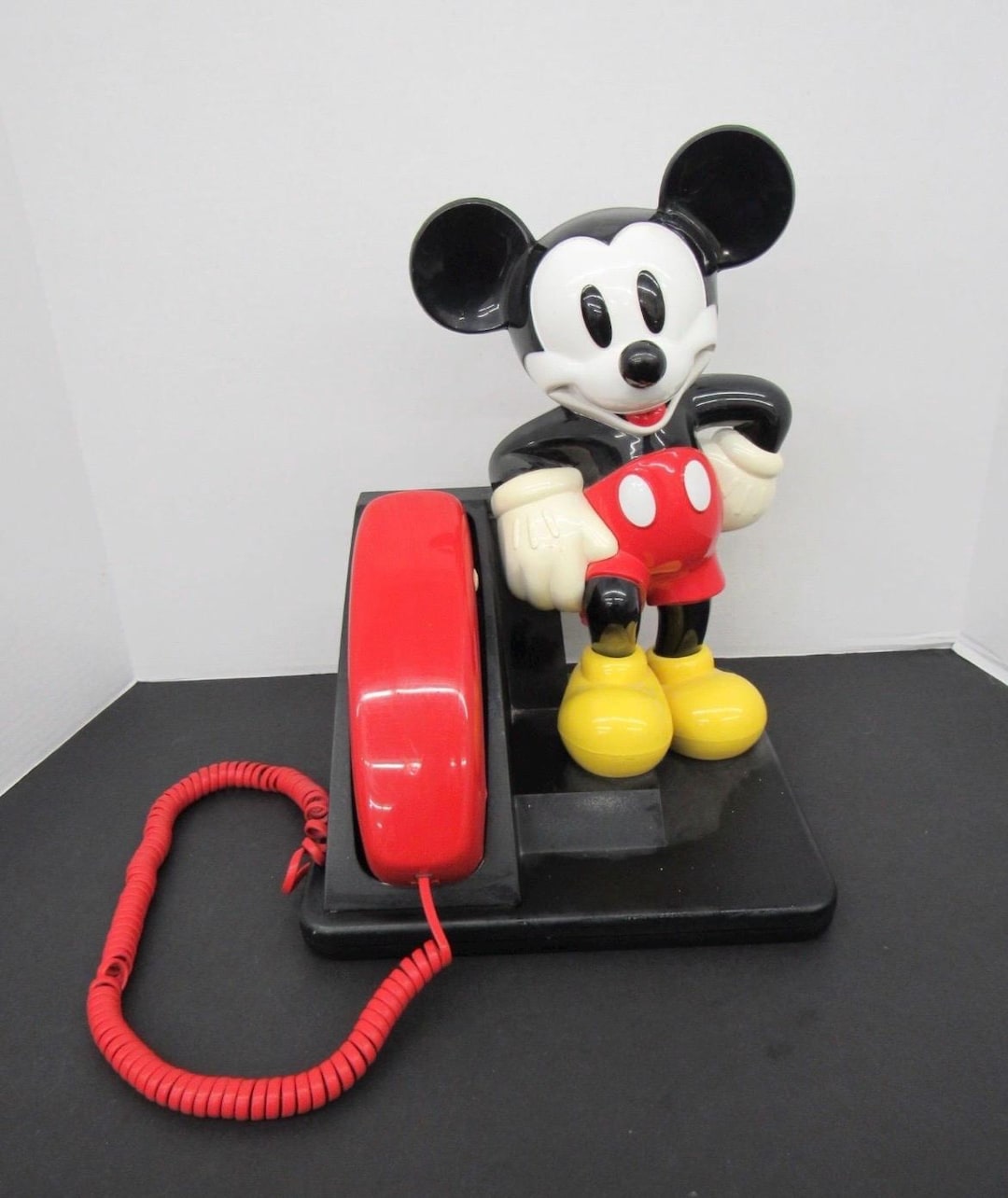 Vintage Classic 1990 AT&T 15” Tall Disney Mickey Mouse Push Button