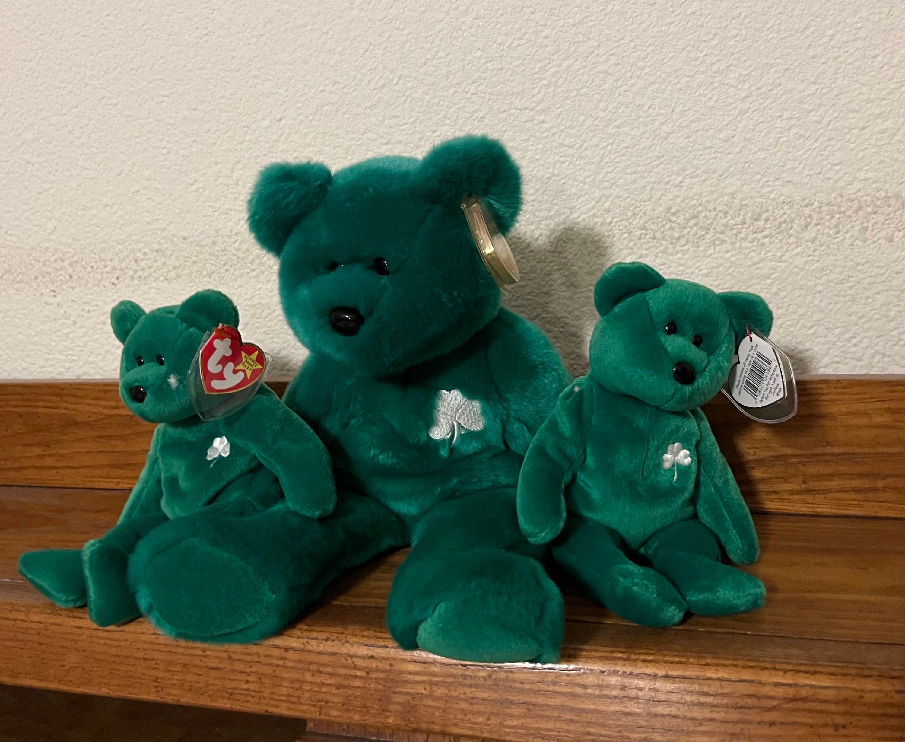 St Patrick's Erin Beanie Buddy Value Erin Beanie Green Ty Beanie Baby Ty  Beanie Babies Green St