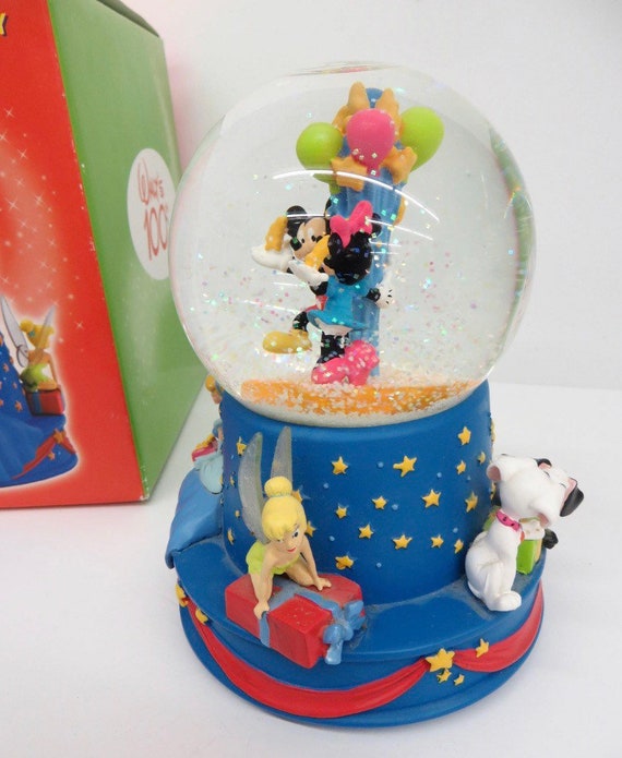 ディズニー　１００ＴＨ　バースディ・ミュージカル・スノーグローブ ヴィンテージ ディズニー コレクタブル ミュージカル 100 歳の誕生日