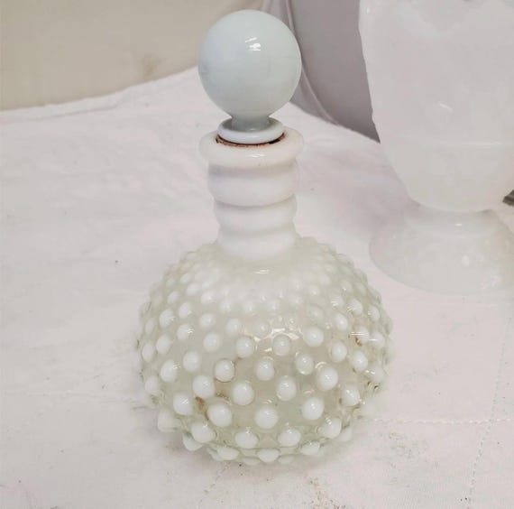 Vintage 1940s Fenton Hobnail French White Opalescent … - Gem