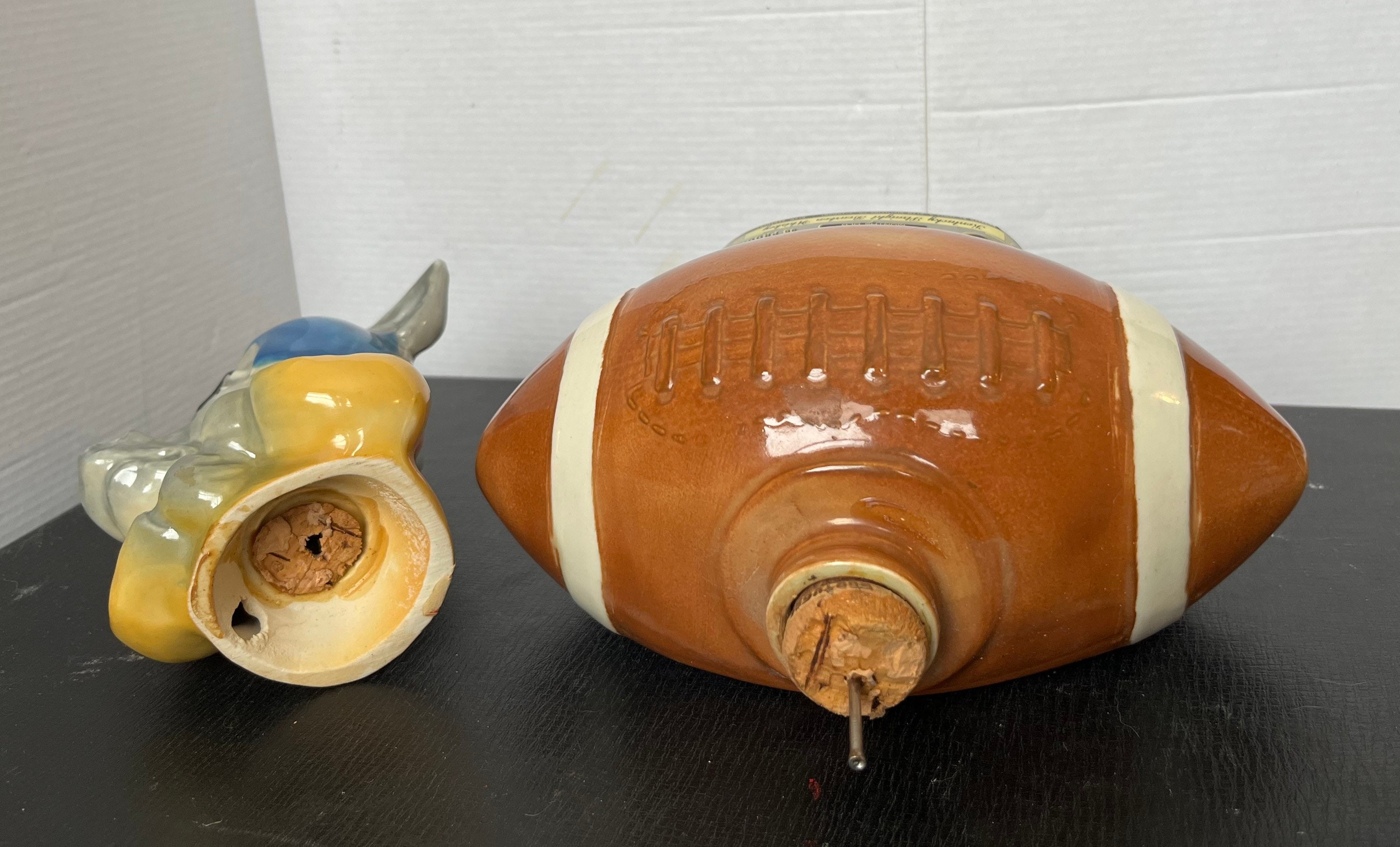 Vintage Jim Beam 1972 Democrat Donkey Football Regal China
