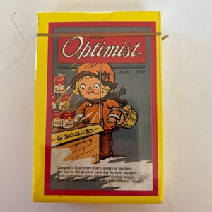 Cartes à jouer vintage 1993 de Campbells Soup Bridge - L'Optimiste