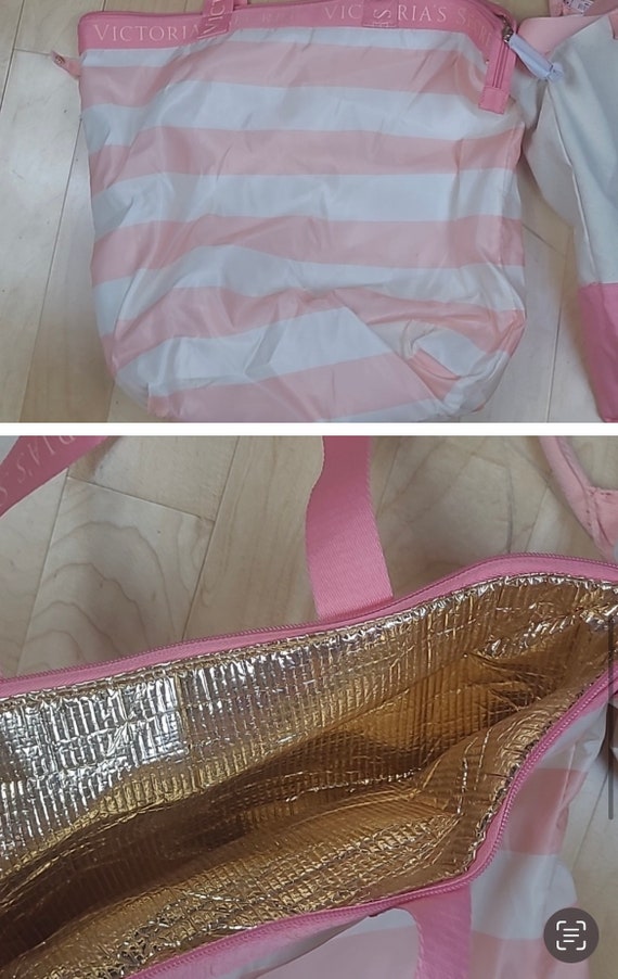 canvas victoria secret tote bag