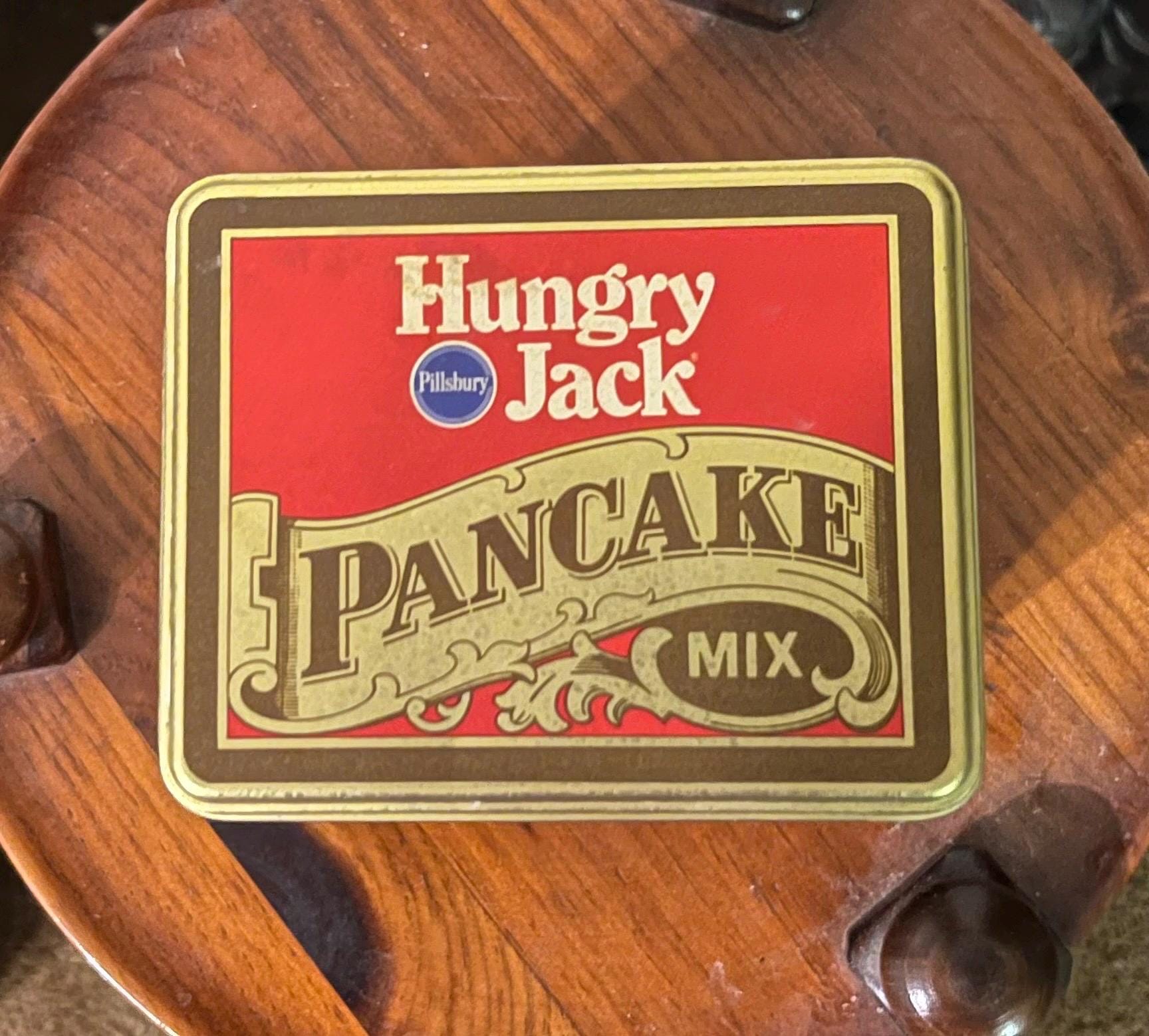 Vintage 1984 Pillsbury Hungry Jack Pancake Mix Collectible Metal