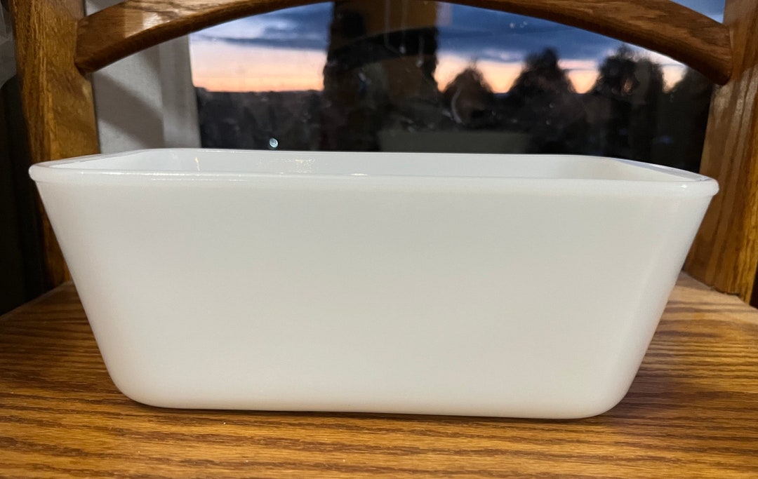 Vintage RARE Collectible Westinghouse Milk Glass Loaf Pan Etsy