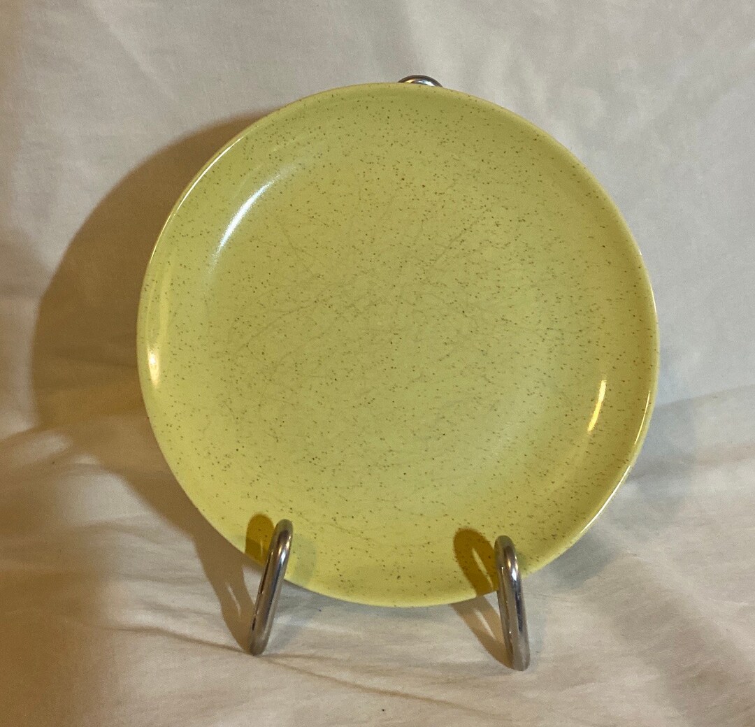Pebbleford 4 Sunburst Colored Salad/bread Plates Mid Etsy