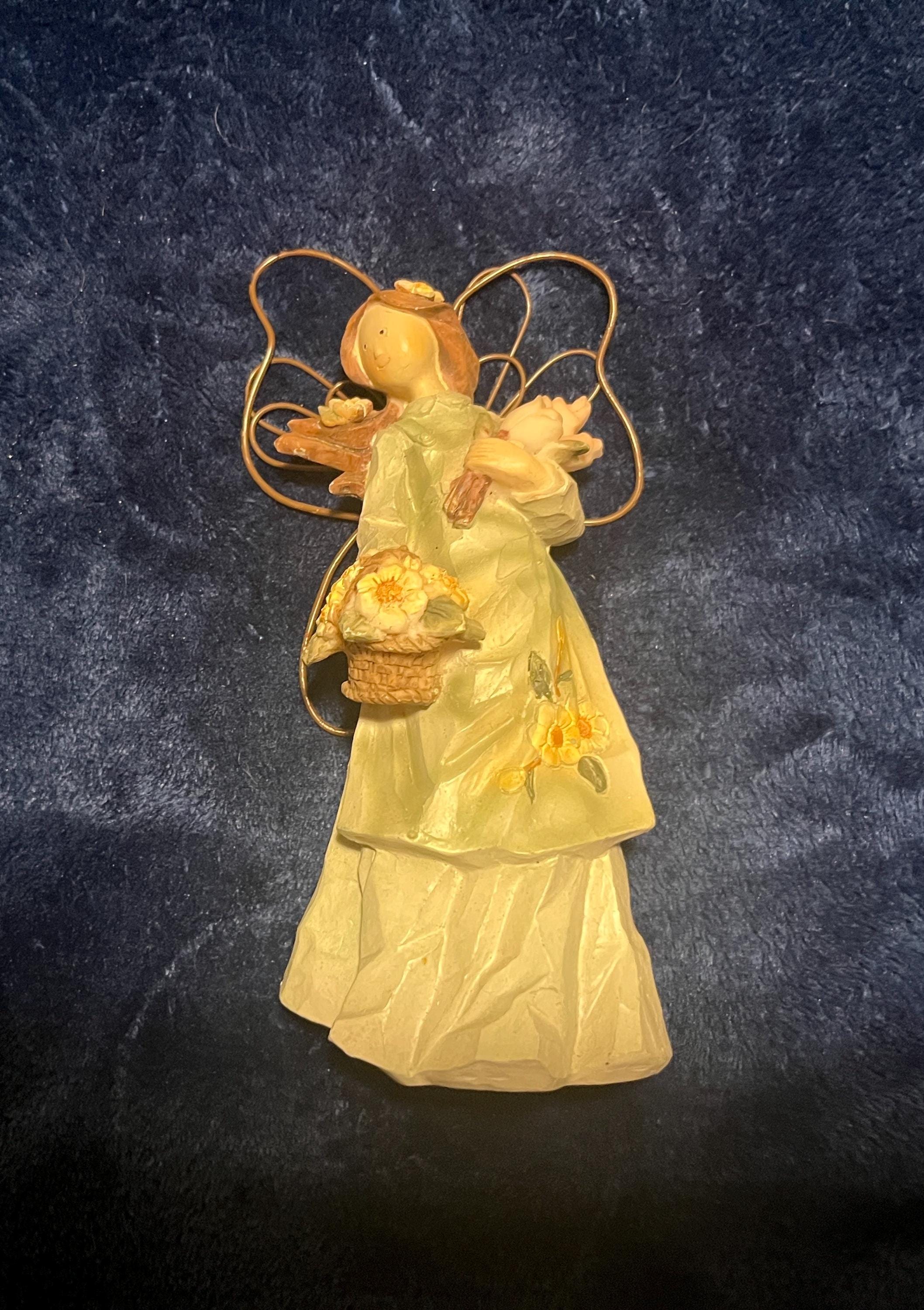 ヴィンテージ ガンツ 美しい春コレクション 花を運ぶ樹脂製天使たち