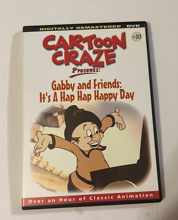 Vintage Collectible Cartoon Craze Gabby and Friends DVD 9 Classic