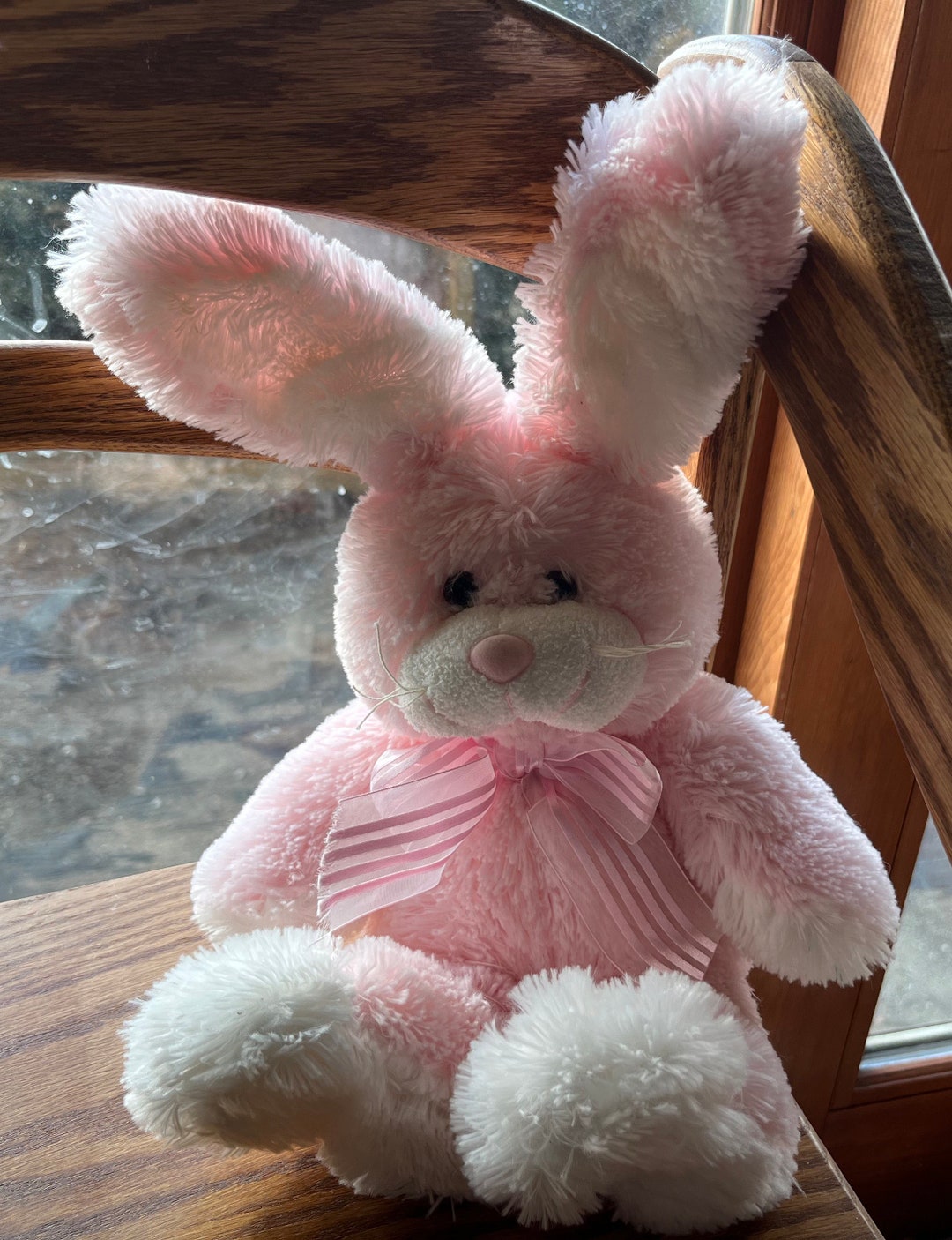 Vintage Collectible Animal Adventure Pink. Easter Rabbit (bunny