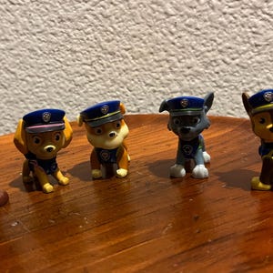Lote de 5 de la Patrulla Canina de Nickelodeon: Chase, Marshall, Rubble y Zumba
