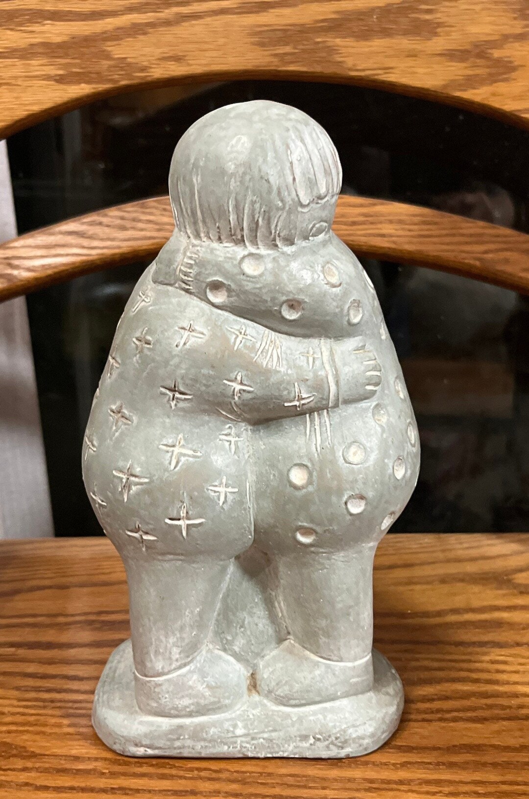 Isabell Bloom Concrete 9 the Hug Sculpture 1985 Retired & Etsy