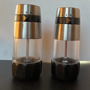 OXO Good Grip Salt and Pepper Grinder Set, Stainless Steel 