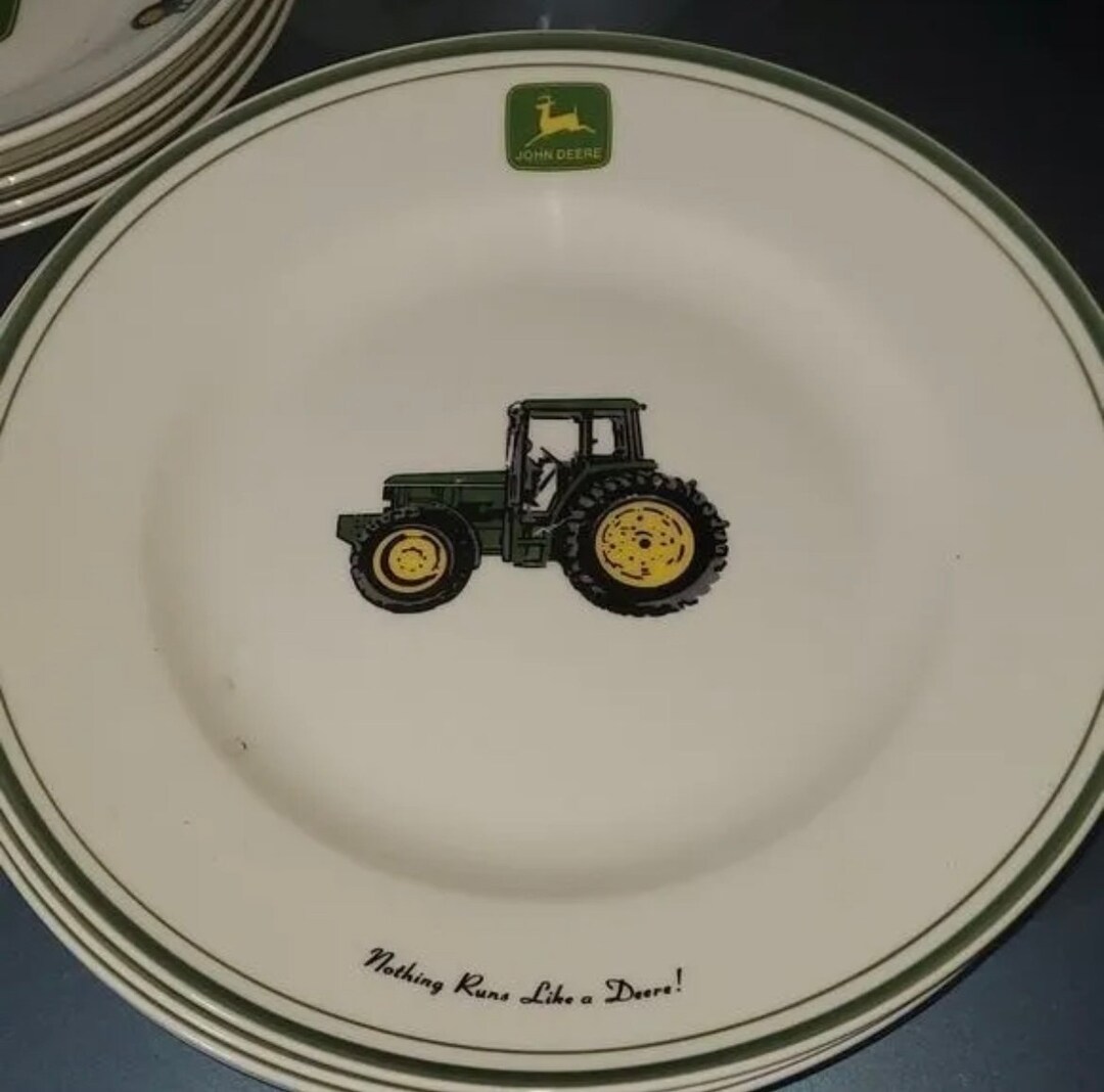 Vintage Collectible Gibson John Deere Dinner Plate Nothing Runs Luke A