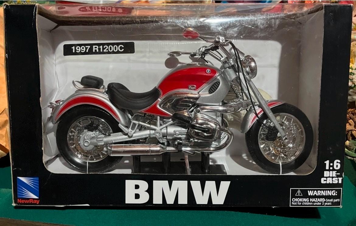 Vintage NIB BMW R1200C Motorcycle 1:6 Die Cast - Etsy