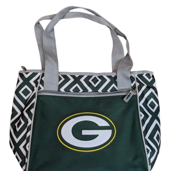 Collectible Green Bay Packers Diamond 16 Can Cooler Tote By Logo Brands