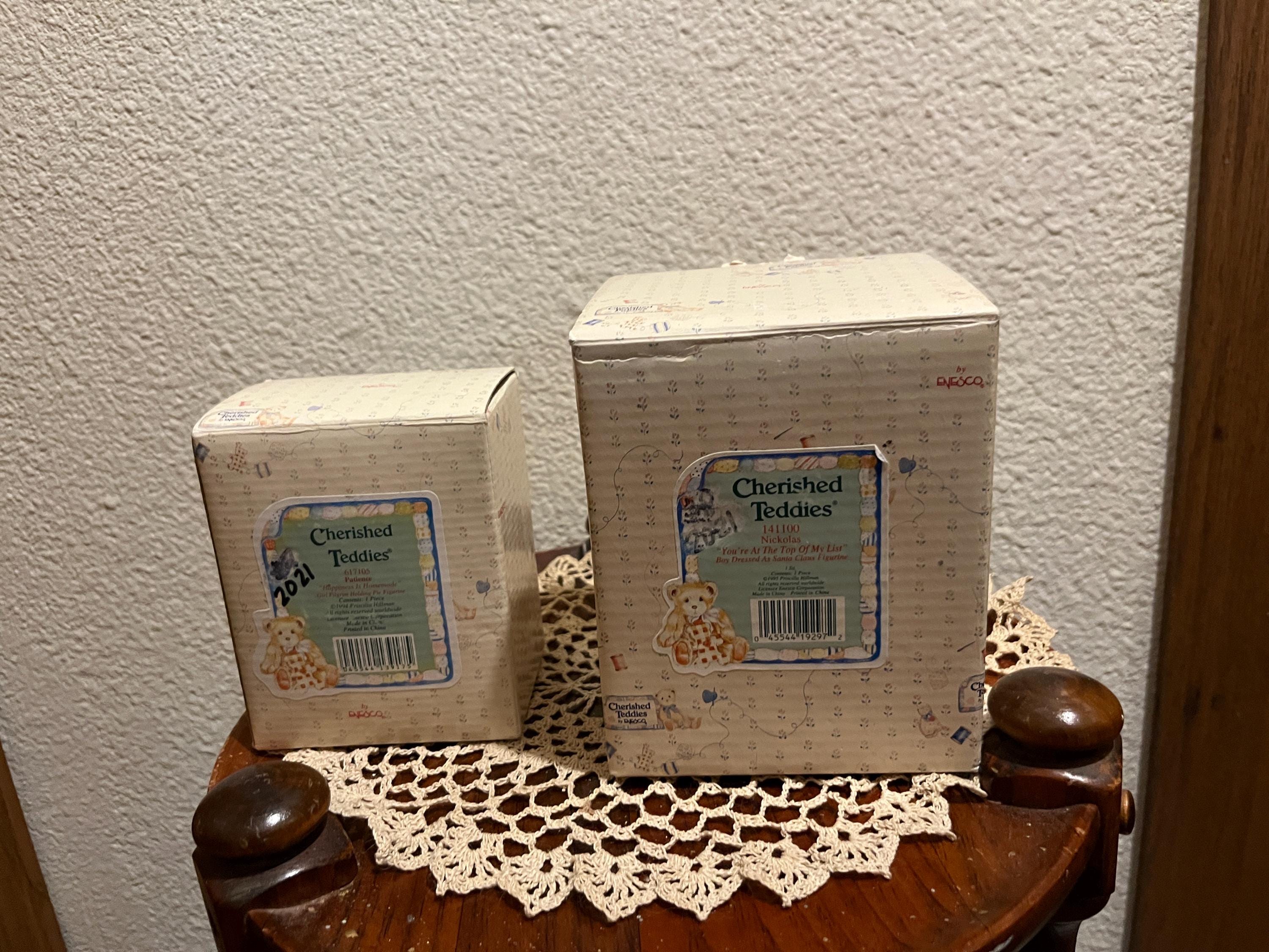 Cherished Teddies Santa Series - Etsy