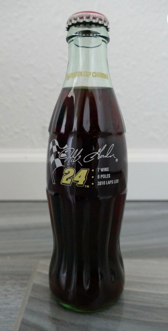 Vintage Collectible 1995 NASCAR Coca-cola Bottle #24 Jeff Gordon