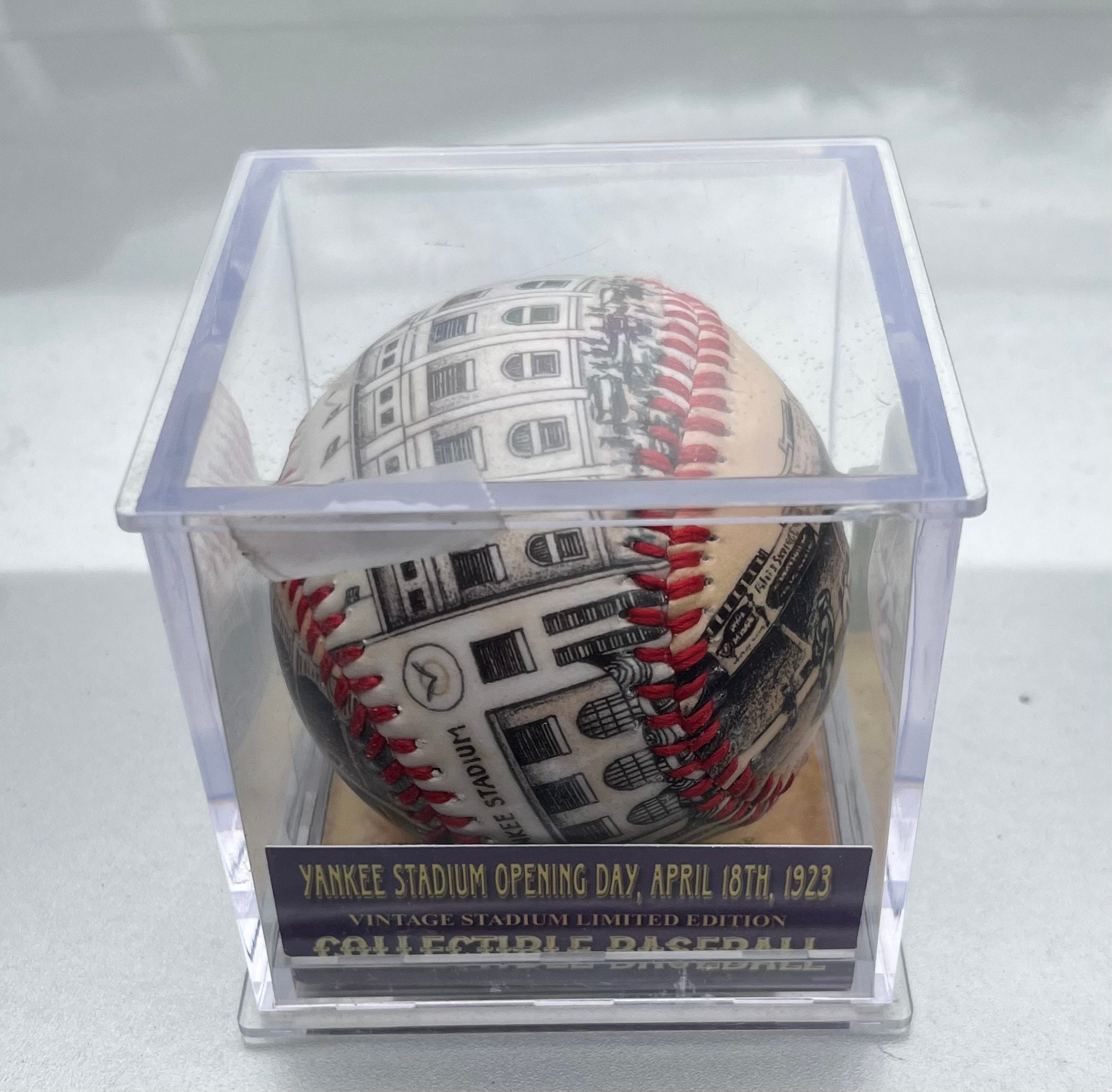 Collectible Unforgetaball Baseball Commemorating Yankee Stadium