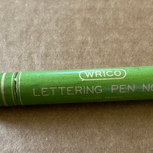 Vintage Collectible WRICO No. 3 Lettering Pen -Drafting Pen