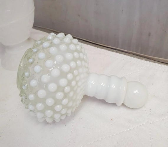 Vintage 1940s Fenton Hobnail French White Opalescent … - Gem