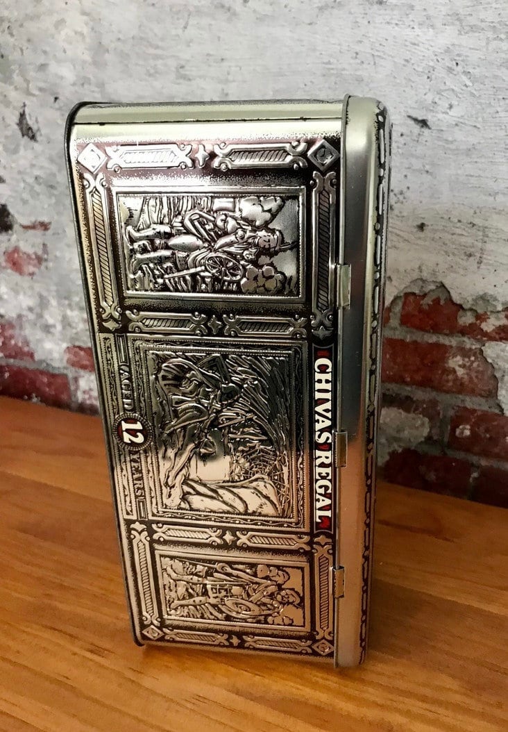 Vintage Collectible 1980s Chivas Regal Aged 12 Years Whiskey Empty