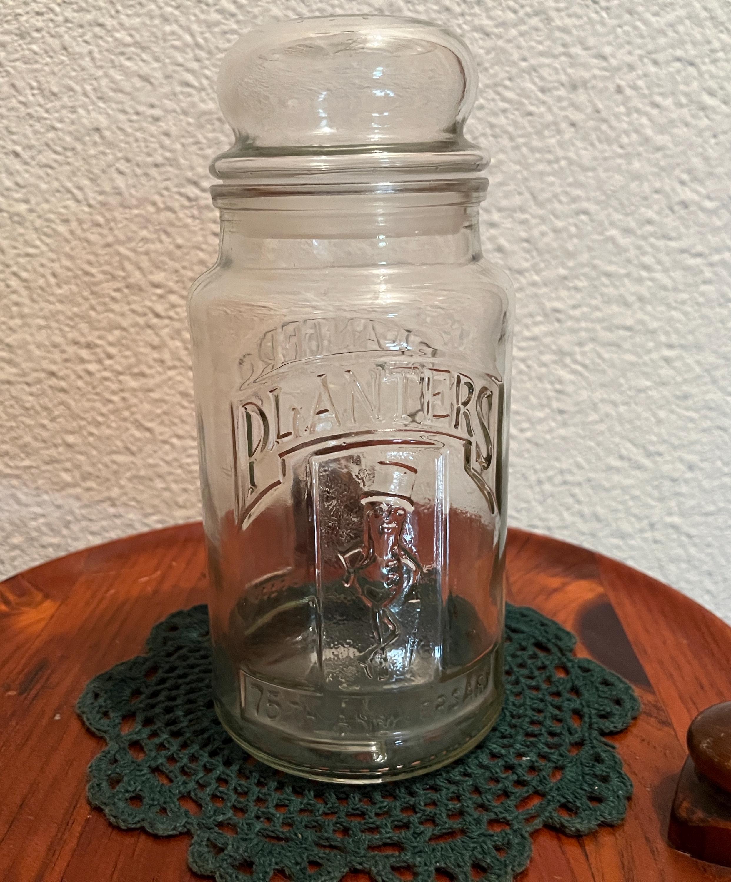 Mr peanut 75th anniversary glass jar - Etsy 日本