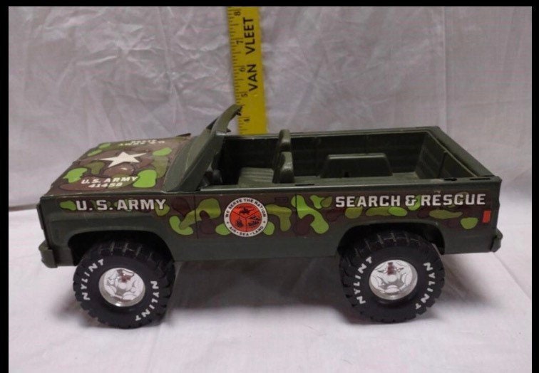 Nylint US Army Search Rescue Chevy Blazer Truck Pressed Steel