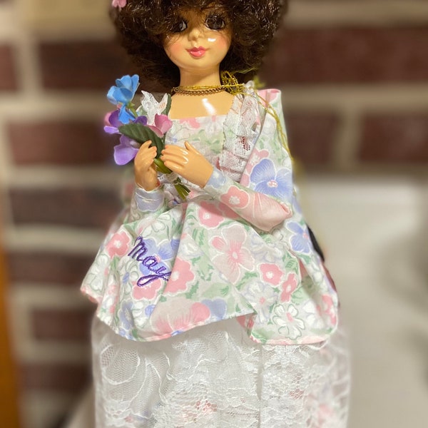 Vintage Brinns Doll May “Rose Garden” Musical 1986