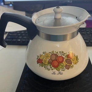 Vintage Collectible 1960s Corning Ware Spice Of Life 6 Cup Tea Cup