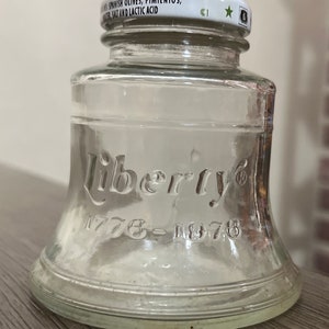 Vintage Liberty Spanish Olives Bicentennial With Lid 1776-1976