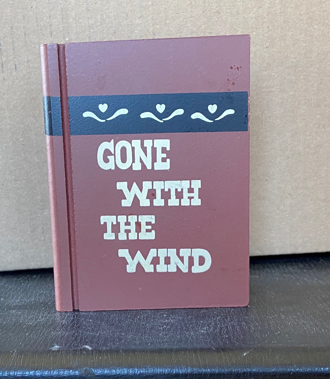 Gone With the Wind Wooden Book Decor Etsy