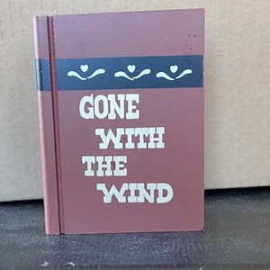 Gone With the Wind Wooden Book Decor