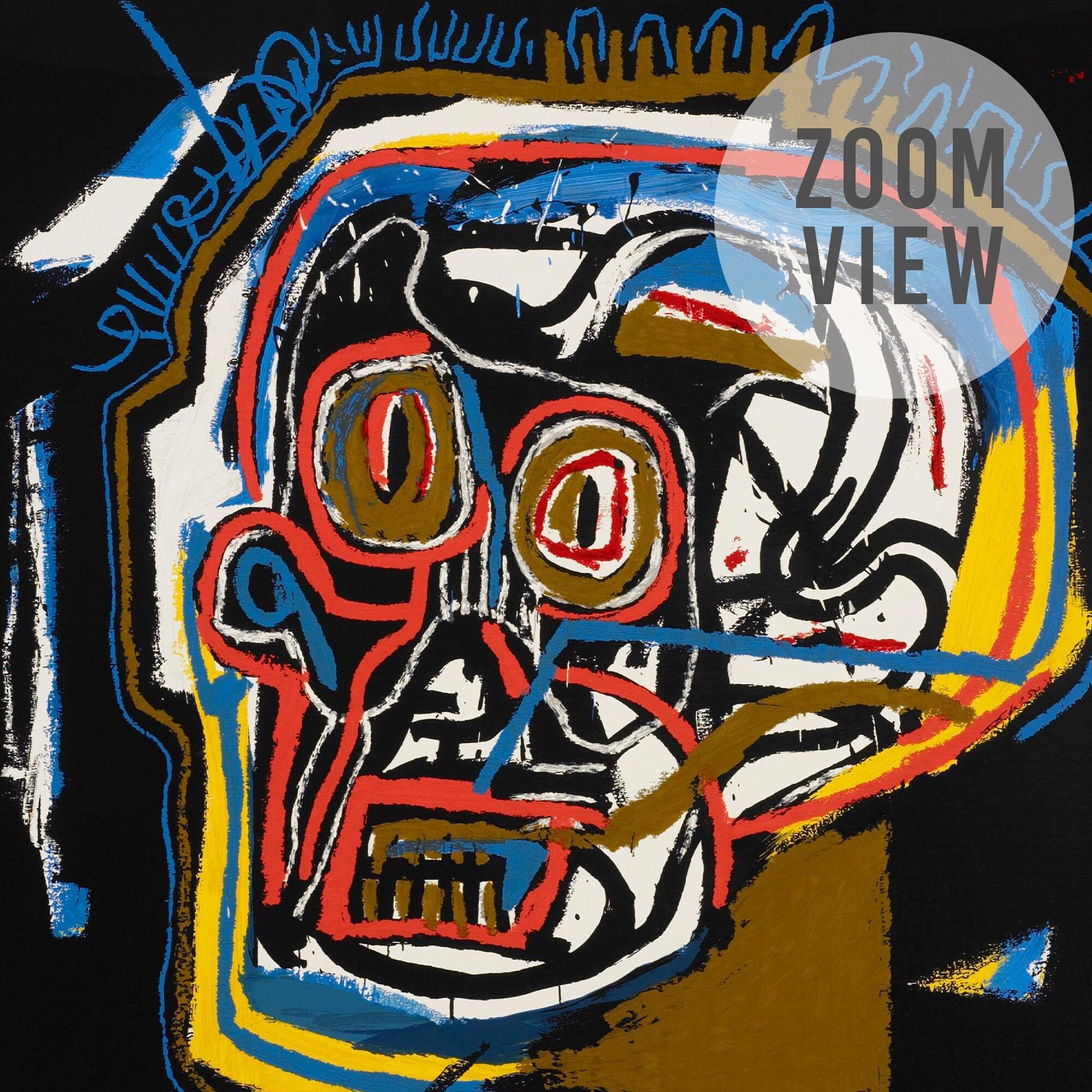 JeanMichel Basquiat Exhibition Poster Abstract Art Prints Etsy