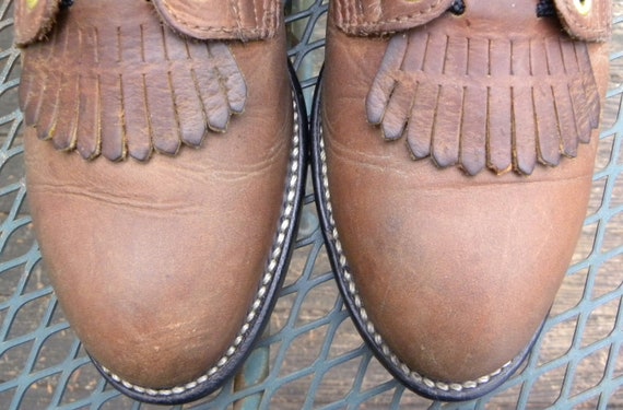 Vintage PD Tuff USA Apache Leather Paddock Boots … - image 6